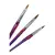 Set pincel acrilico x 3 mango de sirena