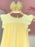 Vestido Petit Cherie em cambraia com sobreposição em tule - Puro Luxo Kids
