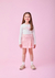 Conjunto Momi short saia e blusa manga curta H6118