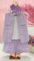 Conjunto short e colete e blusa canelada Kukiê 76126 - comprar online