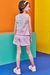 Conjunto short e colete e blusa canelada Kukiê 76126 na internet