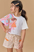 Conjunto em malha Fresh e short em moletinho rajado 81779