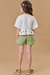 Conjunto Kukiê boxy over em meia malha e short em sarja- 82979 - comprar online
