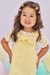 Salopete em Sarja com elastano e blusa em malha laise Kukiê 73138 - comprar online