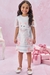 Vestido em fly tech e tule borboletas Kukiê 78385