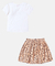 Conjunto Momi ursos com saia veludo-J6517 - loja online