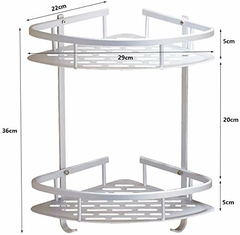 Imagen de Esquinero Organizador 2 Niveles Aluminio