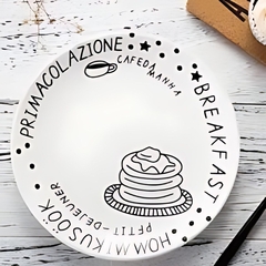 Plato Playo De Ceramica 6' Breakfast - TiendaMix