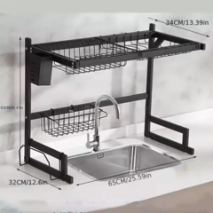 Escurrido Bacha 2 Niveles Rack Full Accesorios - TiendaMix