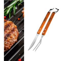 Set X2 Parrillero Cuchillo Y Tenedor - comprar online