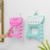 Banquito Plegable Resistente Rosa - comprar online