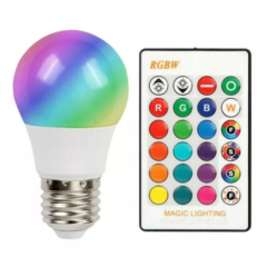 Foco Led RGB E27 3W con Controlador en internet