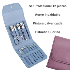 Estuche de Manicura Cuerina 12 Piezas - comprar online