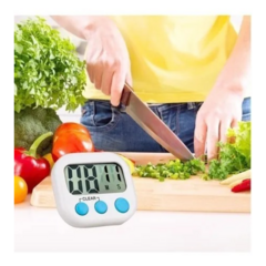 Temporizador Timer Digital De Cocina Con Iman Y Sujetador - tienda online