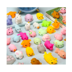 10 Squishy Mochi Animals Kawaii Random Antiestres Souvenir - TiendaMix