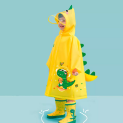 Poncho Pilotin para Lluvia Dinosaurio