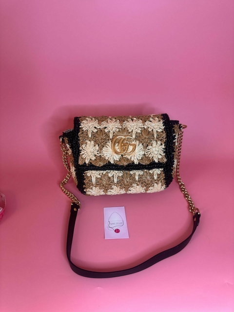 BOLSA GUCCI MARMONT RAFFIA