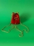 PRADA MICRO POUCH BUCKET RED