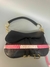 DIOR SADDLE DOUBLE EM COURO PRETO na internet