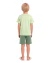 Pijama Infantil Camiseta e Bermuda Meia Malha Menino Fakini - comprar online