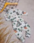 Conjunto Body Térmico Bichinhos Arvore Verde e Calça Térmica Menino
