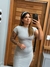 Vestido Longo Feminino Suplex com Decote - comprar online