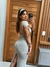 Vestido Longo Feminino Suplex com Decote - Duda Store