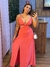 Vestido Longo Feminino Duna com Recorte