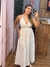 Vestido Longo Feminino Alça Fina Estampado