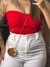 Blusa Cropped Feminino Tomara que Caia Modal - comprar online