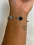Pulseira trevo prata aço inoxidável - comprar online
