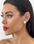 Brinco Folheado a Ouro 18k Inspiração Alta Joalheria LV. Com Zirconia