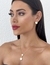 Conjunto Colar e Brinco Folheado a Ouro 18k Inspiração Grandes Marcas