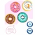 Borracha Donuts Holic - Cores Diversas - comprar online