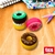 Borracha Donuts Holic - Cores Diversas - Papel & Cor