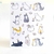 Cartela de Adesivos Gatinho - Estampas Diversas - comprar online