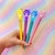 Caneta Patinha com Led - Cores Diversas