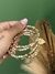Bracelete maleável dois banhos na internet