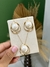 Conjunto pérola no aro