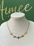 Chocker laminada corações