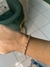 Pulseira meia zircônia quadradinha - comprar online