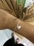 Pulseira coração chapado
