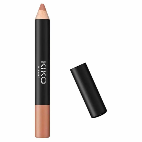 Batom Lápis Lip Crayon 01 Light Hazelnut Smart Fusion Matte Kiko Milano - 1,6g
