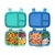 Lancheira Infantil à prova de vazamentos - Lancheira Infantil estilo Bento com 3 compartimentos - Kit com 2 - Bentgo - Azul/Verde - comprar online