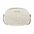 Bolsa Transversal Jet Set Travel Oval - Michael Kors - Vanilla/Marrom - comprar online