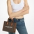 Bolsa Transversal Pequena Michael Kors Mirella - Logo Marrom