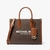 Bolsa Transversal Pequena Michael Kors Mirella - Logo Marrom - comprar online