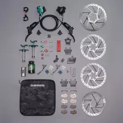 -EXPERT KIT- Set Freno a Disco SRAM Maven Ultimate Stealth 4 Piston - tienda online