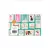 Bloco com caneta - Stamps Azul - Lu.BI