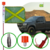 Bandeirola Refletiva Verde Haste 1,30mts Suporte Mola Parafuso com Lâmpada e Fio CD3660 - comprar online